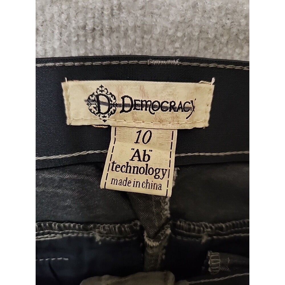 Democracy Ab Technology Slim Pants Womens 10 Brown Stretch Slimming NWOT - Picture 6 of 8